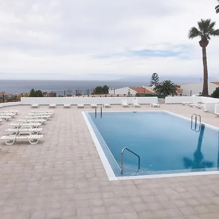 Lägenhet Birgitt En Aloha Garden Con Vista Mar Y Piscina
